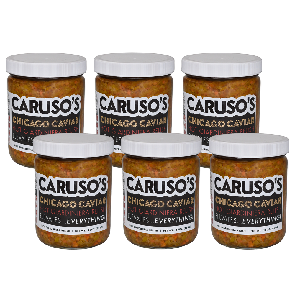 Caruso's Hot Giardiniera Relish "Chicago Caviar"