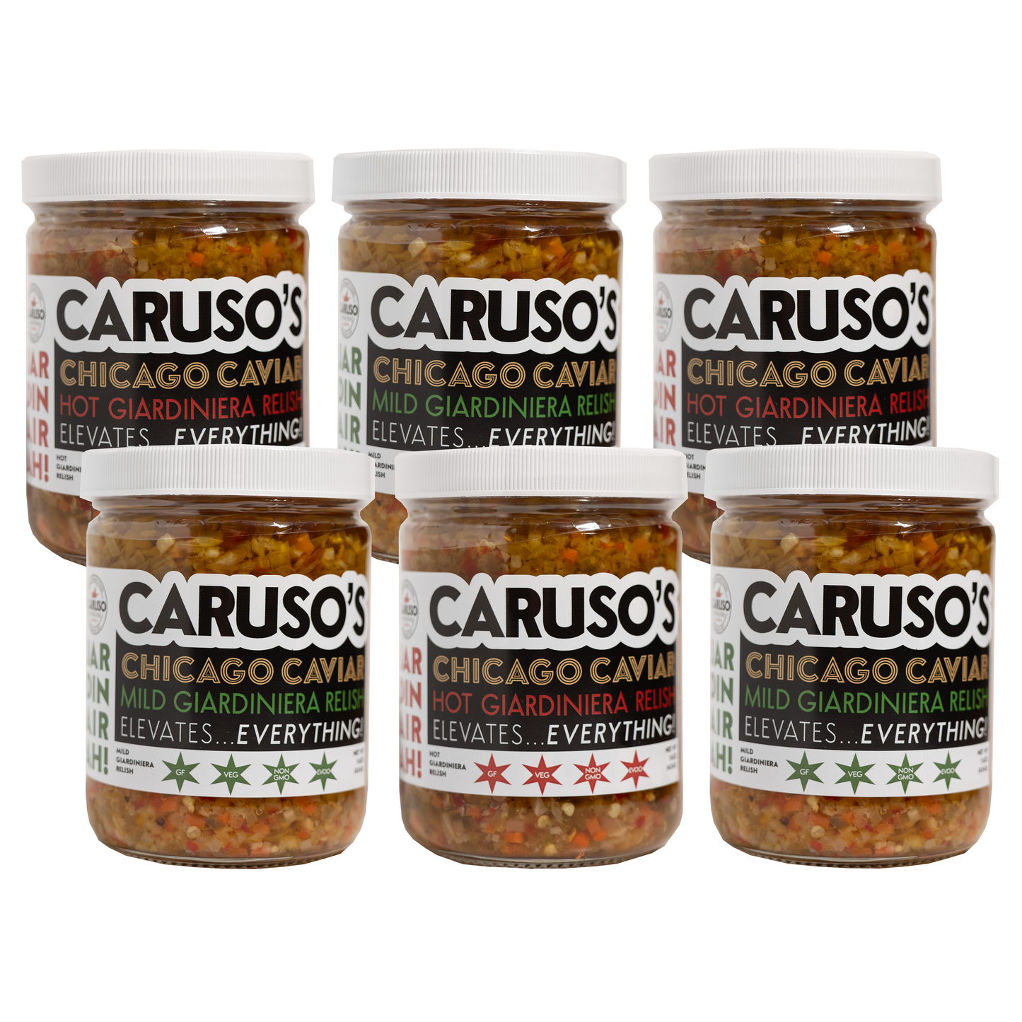 Caruso’s Giardiniera Variety Cases