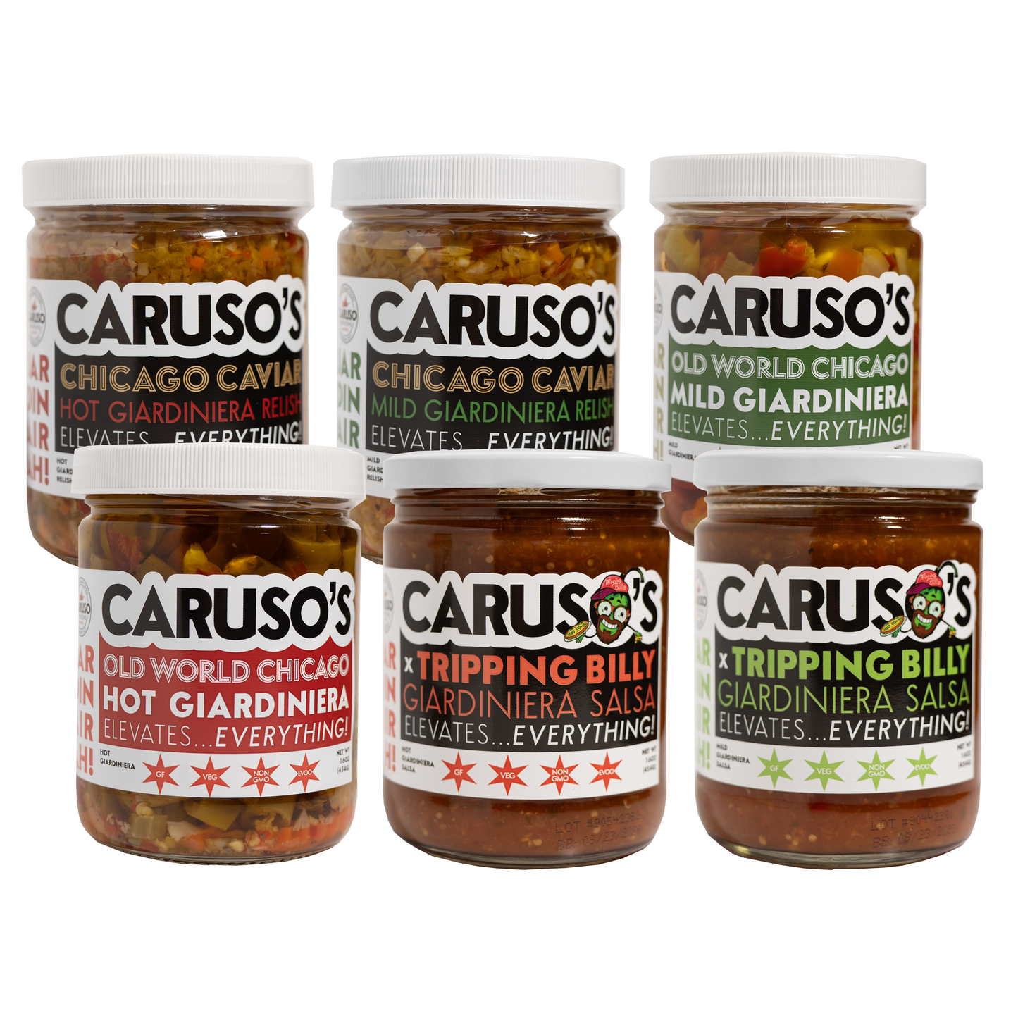Caruso’s Giardiniera Variety Cases