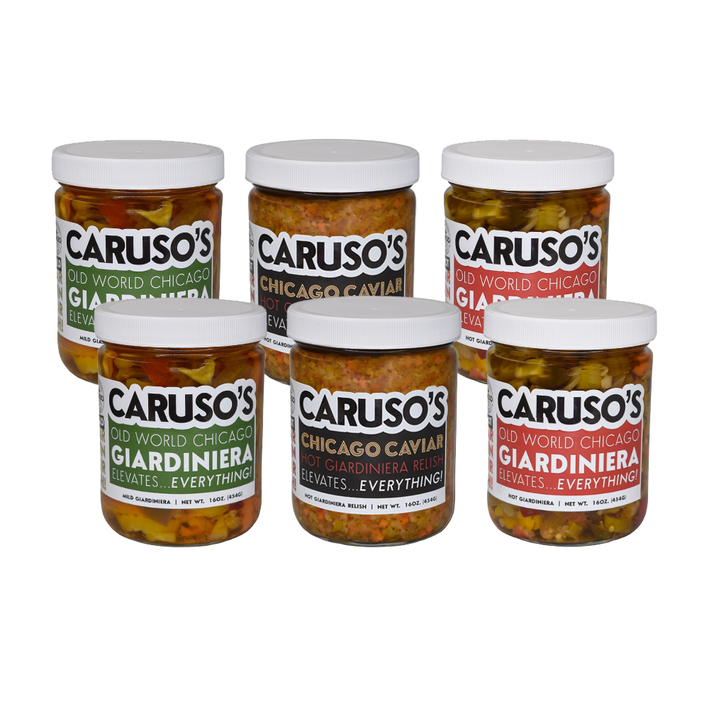 Caruso's Giardiniera Variety Pack Case