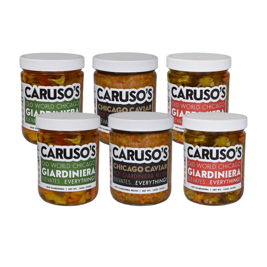 Caruso's Giardiniera Variety Pack Case