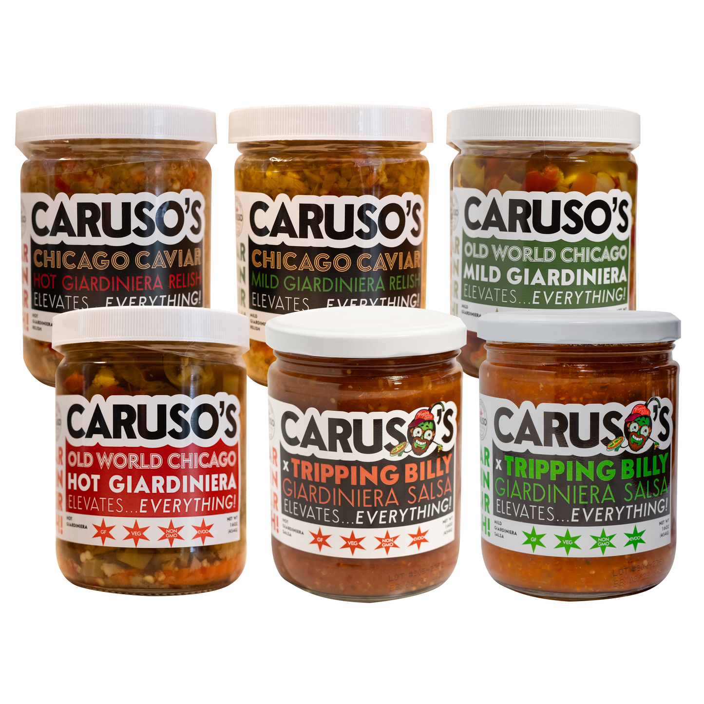 Caruso’s Giardiniera Variety Cases