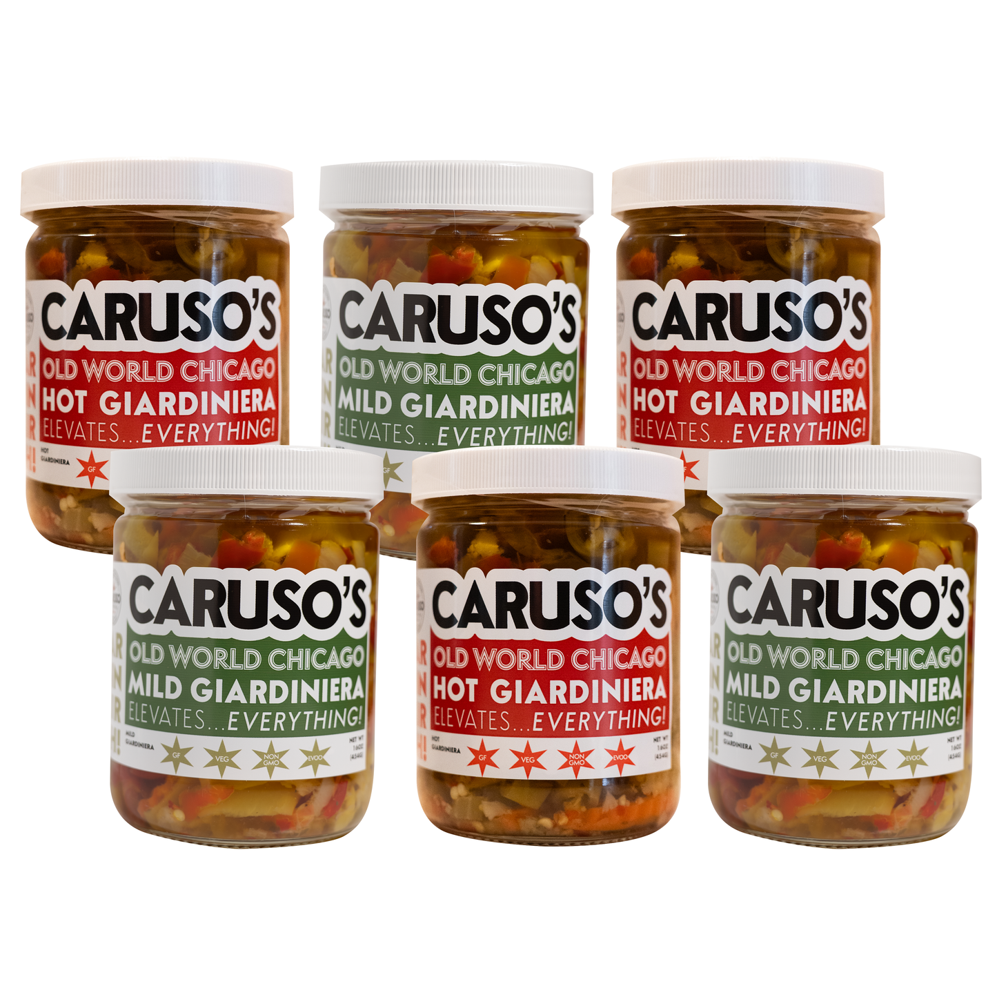 Caruso’s Giardiniera Variety Cases