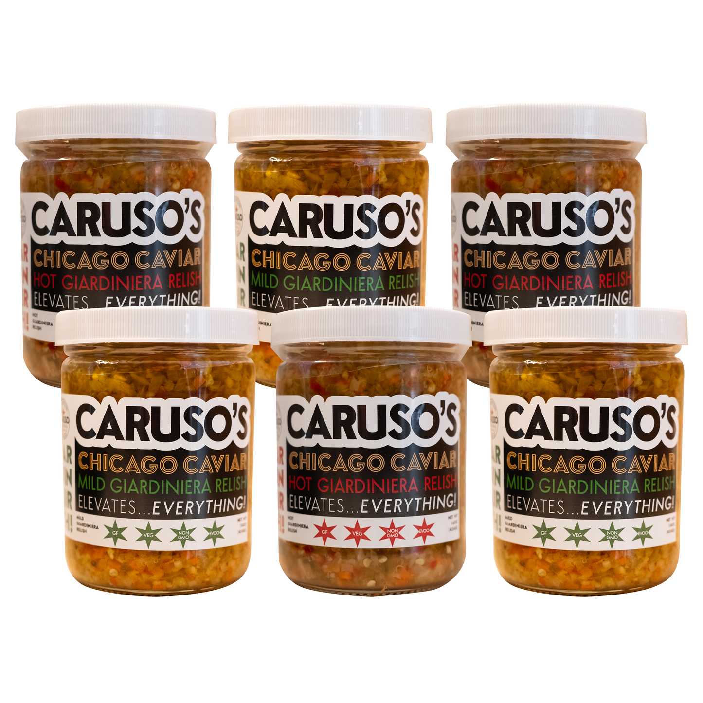 Caruso’s Giardiniera Variety Cases