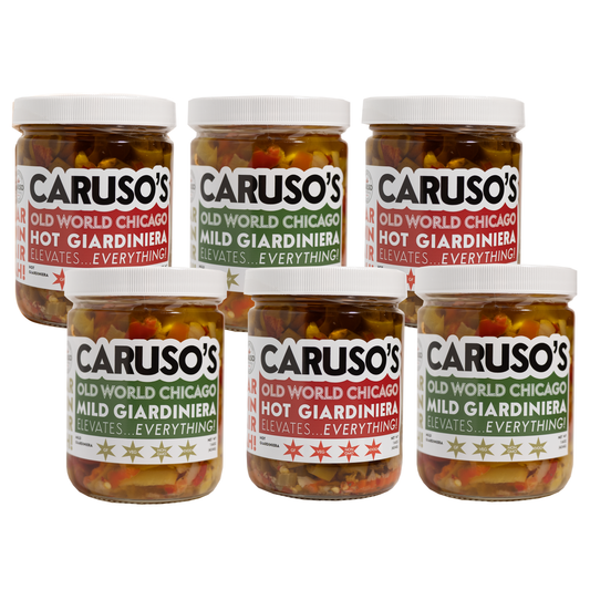 Caruso’s Giardiniera Variety Cases