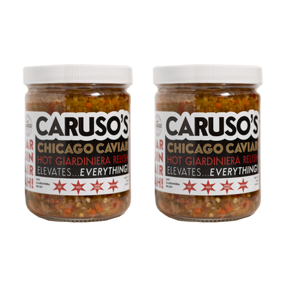 Caruso's Hot Giardiniera Relish "Chicago Caviar"