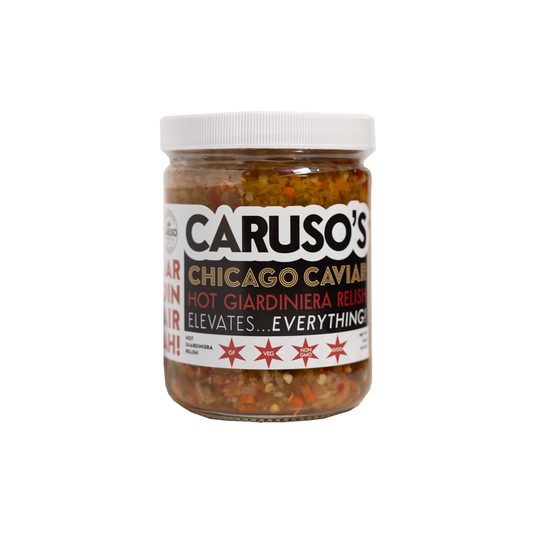 Caruso's Hot Giardiniera Relish "Chicago Caviar"