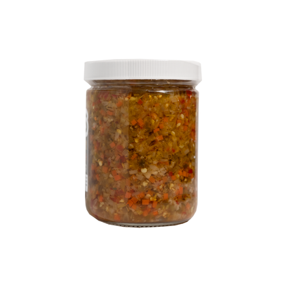 Caruso's Hot Giardiniera Relish "Chicago Caviar"