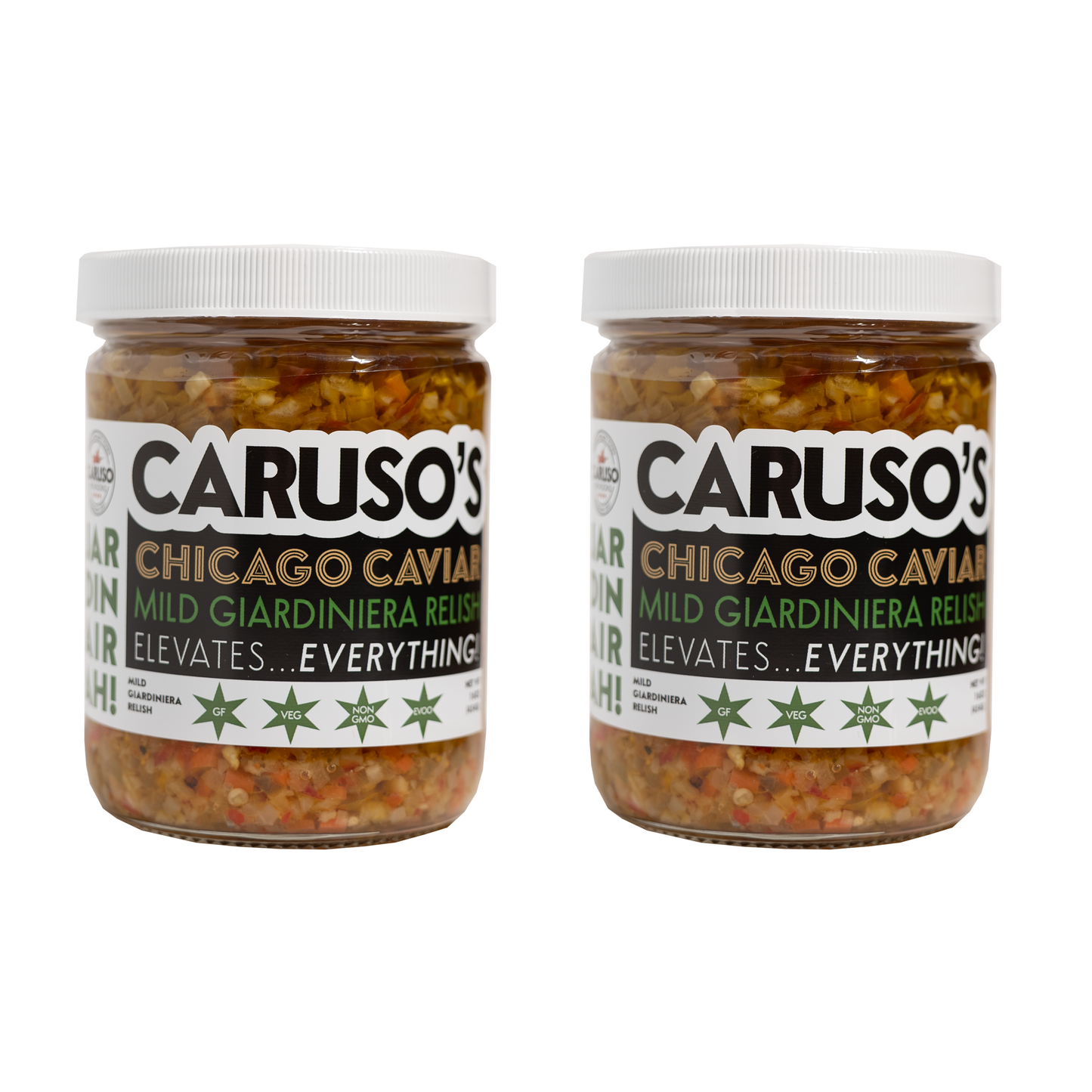 Caruso's Mild Giardiniera Relish "Chicago Caviar"