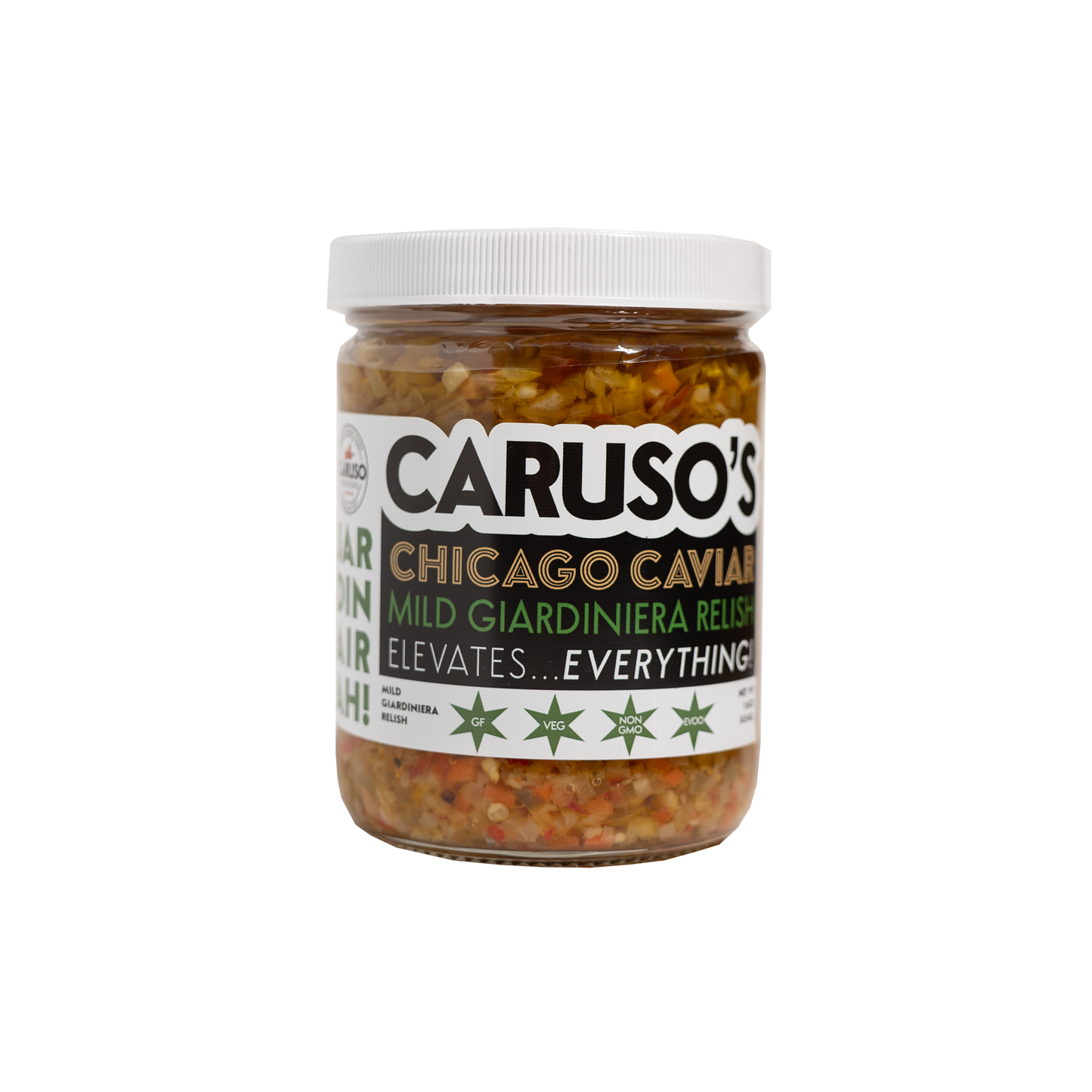 Caruso's Mild Giardiniera Relish "Chicago Caviar"