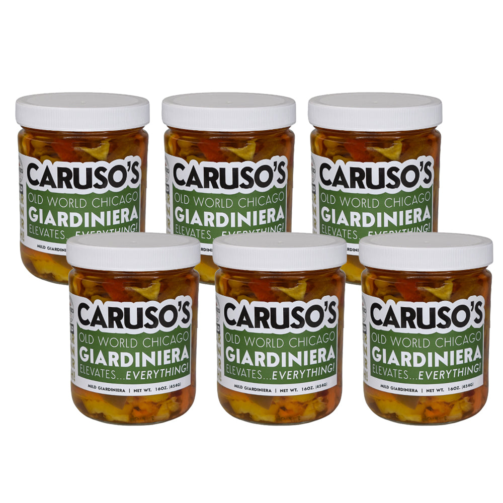 Caruso Provisions Mild Giardiniera Peppers, 16 OZ